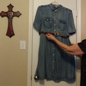 Denim dress